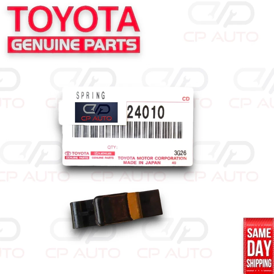 85 - 88 TOYOTA CRESSIDA FUEL GAS DOOR COVER RELEASE SPRING HOLDER CLIP OEM NEW - Image 2 of 4