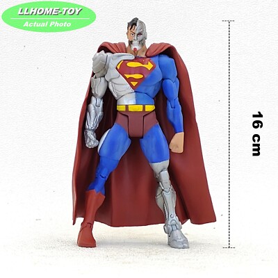 Anime character CYBORG SUPERMAN Super Hero Action Figure Statue Toy Gift