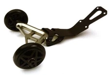 Billet Machined Grey Wheelie Bar for Traxxas 1/10 Rustler 4X4