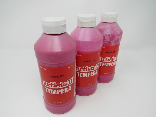 Binny & Smith Inc Artista II Tempera Paint - Lot of 3 Magenta 54-3115-1-169W
