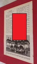 CREMONESE FEDIT ROMA SQUADRE foglio/pagina tratto da almanacco Rizzoli 1958