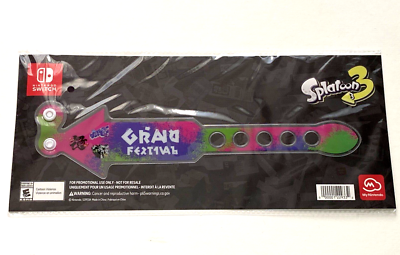 Splatoon 3 Grand Festival Wristband Sealed MyNintendo My Nintendo