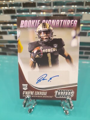 D'wayne Eskridge 2021 Panini Threads Auto,  Parallel