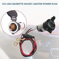 12V Auto Universal Cigarette Lighter Replace Power Adapter Plug Outlet Socket