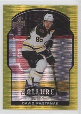 2020-21 Upper Deck Allure Yellow Taxi David Pastrnak #7 0c3