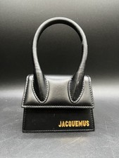 Jacquemus Le Chiquito Black Leather Top Handle Bag