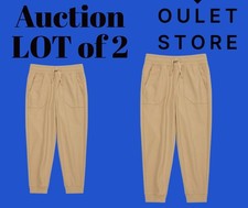 Wonder Nation Boys SIZE L 10-12 Pull-On Drawstring Jogger Pants Urban Khaki NEW