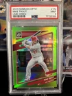 🔥🔥🔥2021 Panini Donruss Optic Mike Trout Lime Green Graded 9 Mint PSA! 🔥🔥🔥