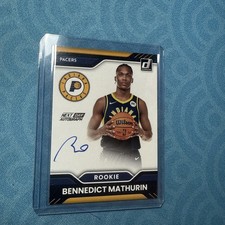 2022/23 Panini Donruss Bennedict Mathurin Next Day Autograph- Near Mint