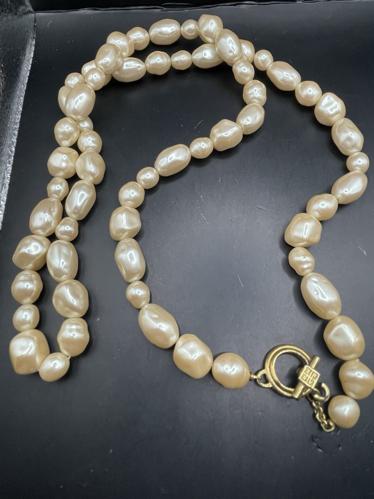 Givenchy Signed Vintage Statement Necklace Huge C… - image 3