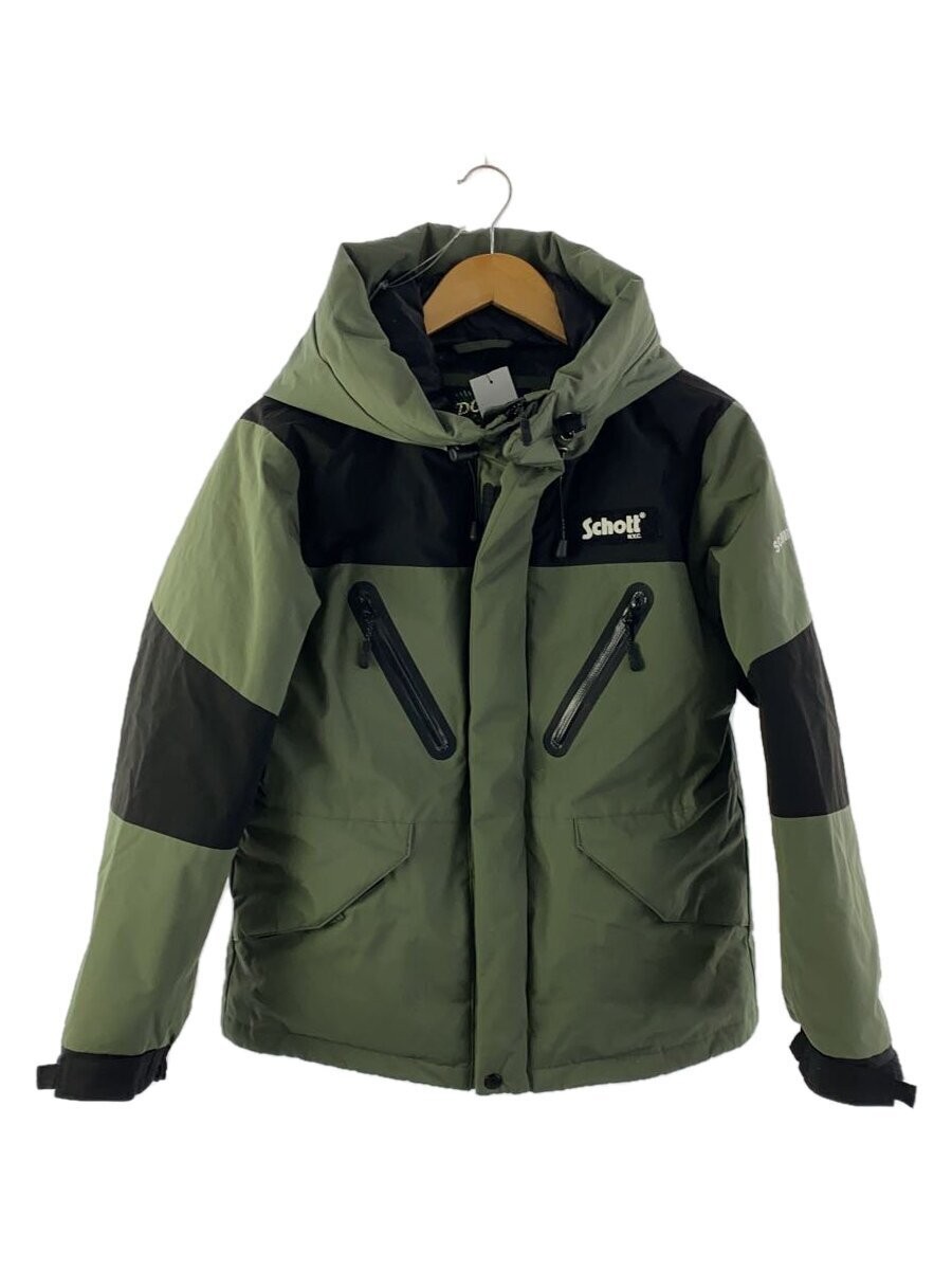 Schott Down Jacket XS Polyester Green - image 1