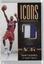 2018-19 Panini Noir Icons Memorabilia Prime 24/25 Sam Cassell #IM-SCL 18er