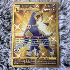 Carta Pokémon TCG Houndoom 179/163 Stili di Battaglia Oro Segreta Rara NM+