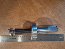 Linear motion feedthrough on 2.75" Conflat flange, 2" travel with micro knob