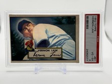 1952 TOPPS VERNON LAW PSA 4 VG-EX #81