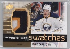 2016-17 Upper Deck Premier Swatches Gold 6/40 Kyle Okposo #PS-KO Patch 1r5