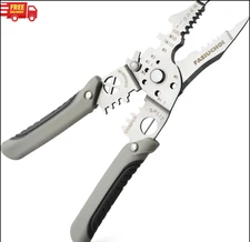 Wire Stripper Crimping Electrical Pliers Cutter Crimper Adjustable AWG 6-16