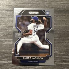 2022 Panini Prizm #127 Andre Jackson Rookie Card Los Angeles Dodgers. rookie card picture