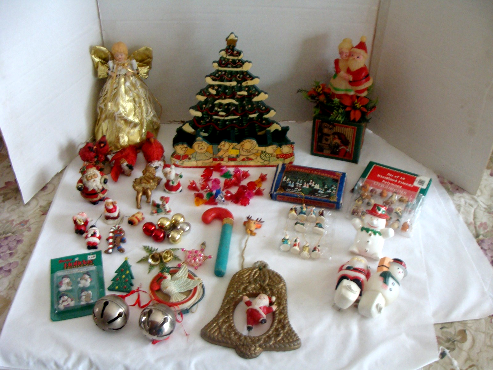 LARGE Vintage Christmas Items Lot Of 25+ Random Items