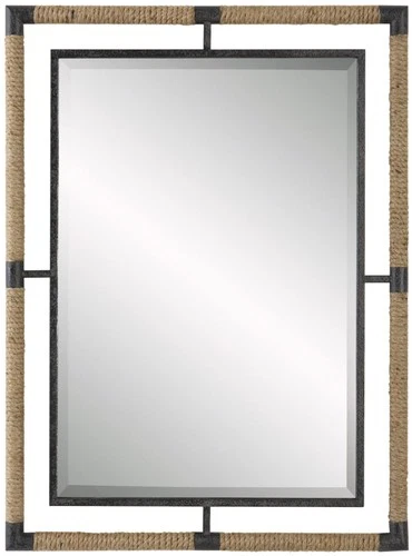 Uttermost 09769 Melville 28" W x 38" H Rectangular Framed - Black - Picture 1 of 7