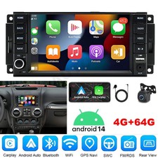 For Jeep Wrangler Jk 2007-2018 Android 14 Carplay Car Radio Stereo Gps Navi For Jeep Wrangler Jk 2007-2018 Android 14 Carplay Car Radio Stereo Gps Navi