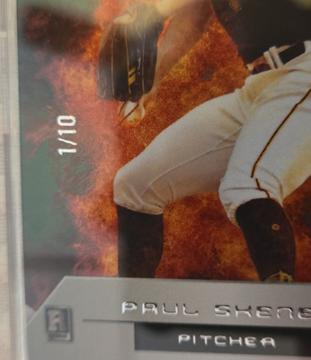 2024 WILD CARD MATTE ROOKIE HEAT PAUL SKENES GREEN FLAME /10 #1/10 SP PIRATES
