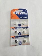Fast Ship -6  Pk  Blue Dot Watch Batteries-377A /LR 626 /Ag4-USA- EX- Date-2027