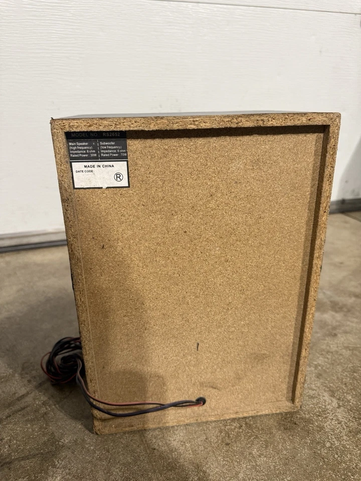 RCA RS2653 5-Disc CD MP3 Stereo Cassette Tuner + RS2652 Bass Speaker - Image 3 of 4