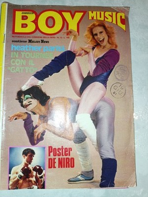 MAGAZIN BOY MUSIC 1981 NR. 13. HEATHER PARISI, NINA HAGEN, ROBERT DE NIRO. RAR