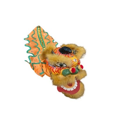 Handmade Handpainted Chinese Lion Dance Head Lunar New Year Children Kid Costume
