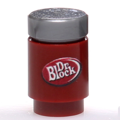 #ad Dr. Block Soda Can made using LEGO parts $2.00