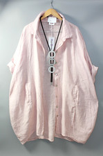 Moonshine Leinen Bluse  Mantel   48 50 52  La...