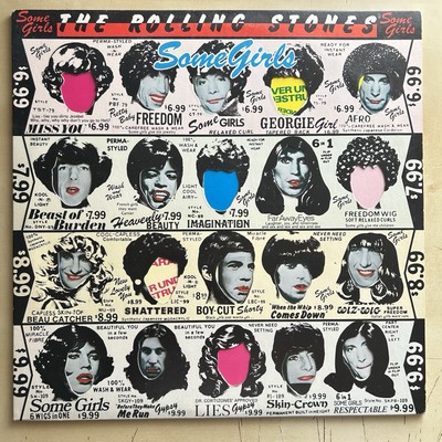 The Rolling Stones - Some Girls LP COC 39108 1978 1st Press censored Shattered