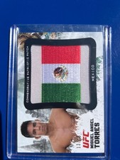 Miguel "Angel" Torres 2012 UFC Bloodlines Patriotic Mexican Flag Patch 13/25