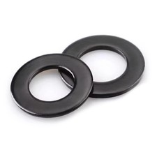 M6 Black Flat Washer Stainless Steel, Stainless Flat Washers Black 18-8 304 ,...