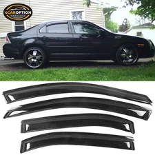 Fits 06-12 Ford Fusion Window Visors Rain Sun Guard Vent 4Pc Set