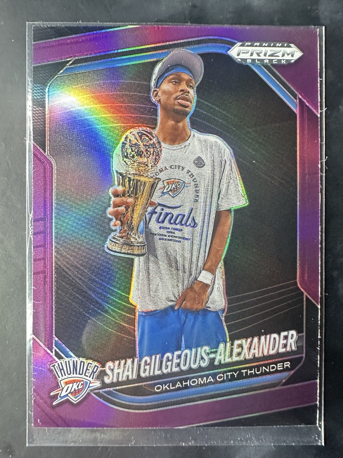 2024-25 Panini Prizm Black - Shai Gilgeous-Alexander #164 Purple Prizm /99