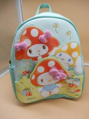 Box Lunch Sanrio Hello Kitty & Friends MUSHROOM Garden Backpack NWT NEW 2023