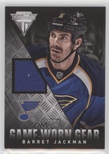 2013-14 Panini Titanium Game-Worn Gear Barret Jackman #GG-BJ 1o3