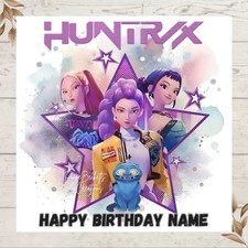 KPOP DEMON HUNTERS Personalised Birthday Card - huntr/ x rumi mira zoey k-pop