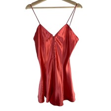 Victoria's Secret S Orange Satin Babydoll