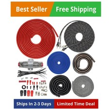 4 Gauge Amp Kit - Complete Amplifier Install Wiring - 2500W