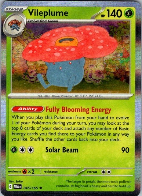 Vileplume #45 (Scarlet & Violet 151 (2023))
