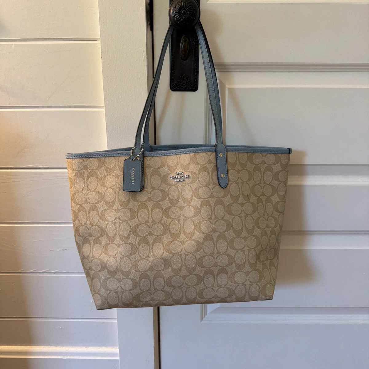 Coach Blue PVC Exterior Bags & Handbags for Women for sale | eBay