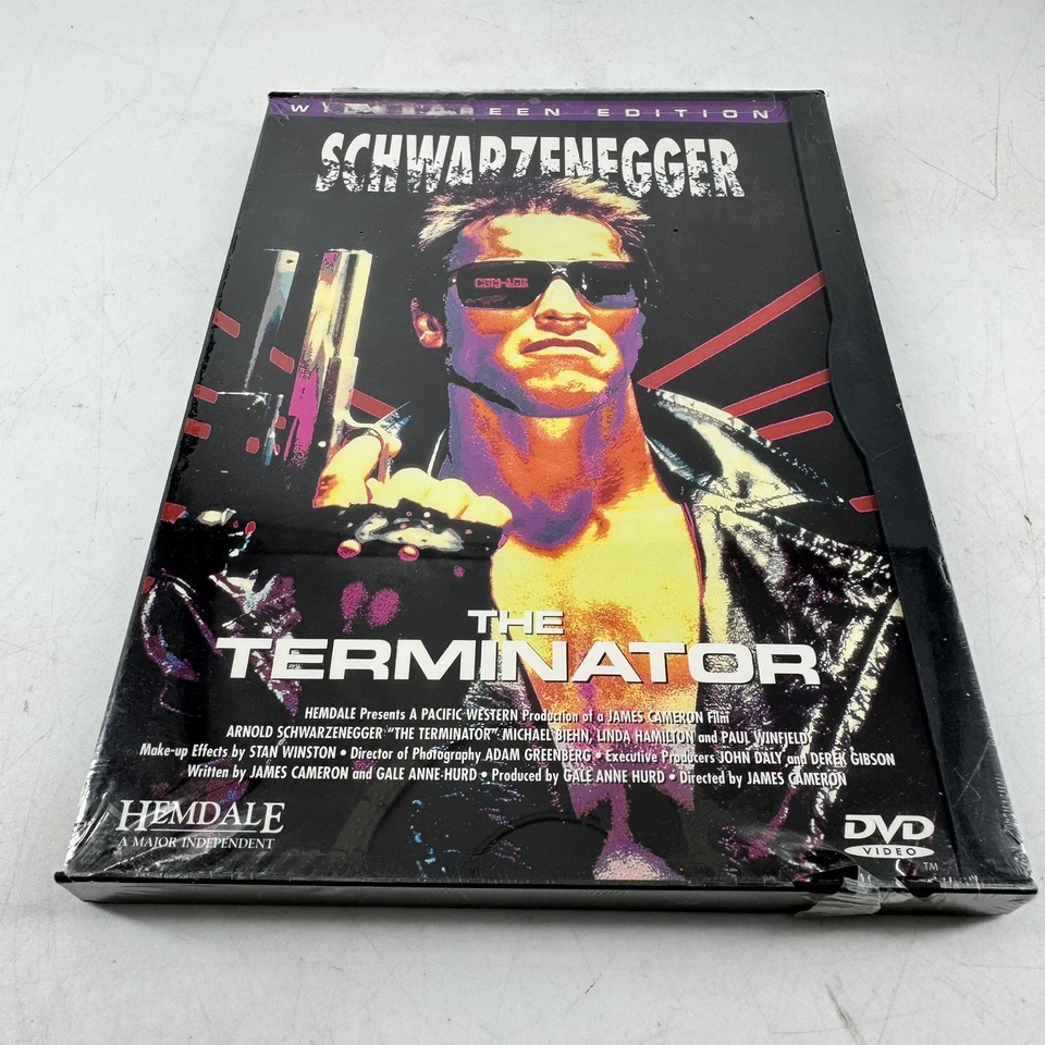 The Terminator (DVD) Arnold Schwarzenegger Original Sealed Brand New - Rare OOP - Image 2 of 4
