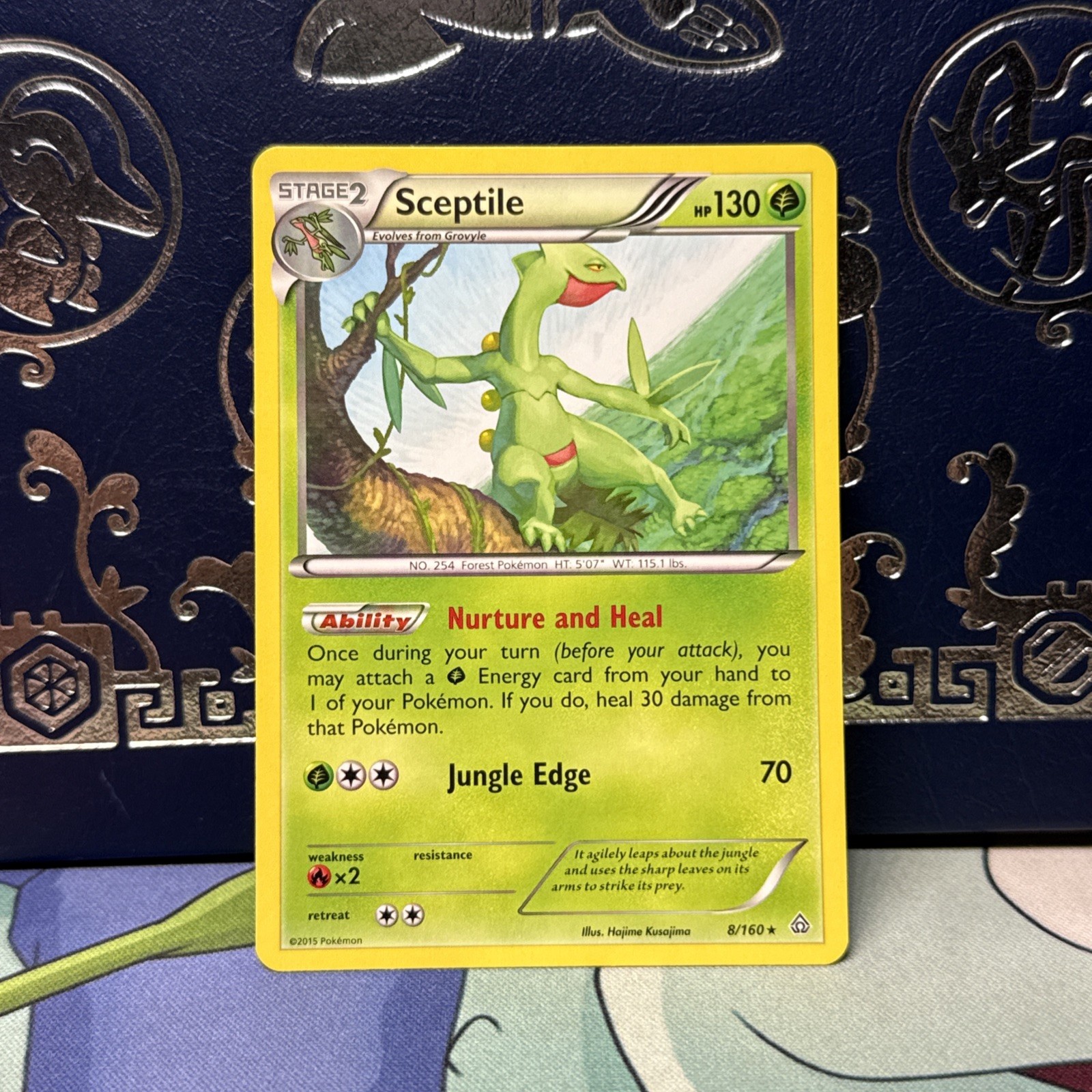 Sceptile 8/160 Rare XY Primal Clash Pokemon TCG Nm