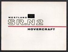 HOVERCRAFT WESTLAND SR. N2  BROCHURE, VG