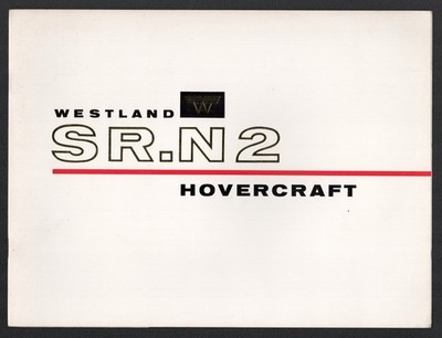 HOVERCRAFT WESTLAND SR. N2 PROSPEKT, SEHR GUTER ZUSTAND