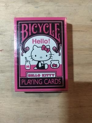Bicycle Hello Kitty Playing Cards, Black & Pink, 1 Deck
