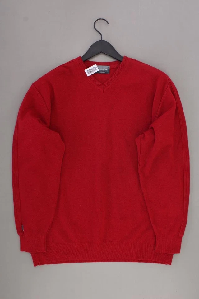 ⭐ Carlo Colucci maglione per uomo taglia 56, XXL vintage rosso di cotone ⭐ - Imagen 3 de 4